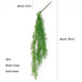 Realistic 95cm Green Water Plant Wall Art Piece