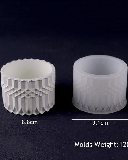 Round Silicone Molds for Creative Candle Jars and Stylish Plant Pots: Elevate Your Home Decor Projects
