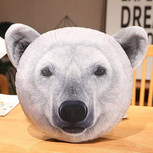 40cm High Quality Simulation Panda Bear Pig Plush Pillow Stuffed Animal Soft Waist Cushion Kids Birthday Gift Home Decor-0-Très Elite-Light Grey-40x40cm-Très Elite