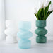 Nordic Glass Vase: Sophisticated Home Decor Accent with Timeless Elegance