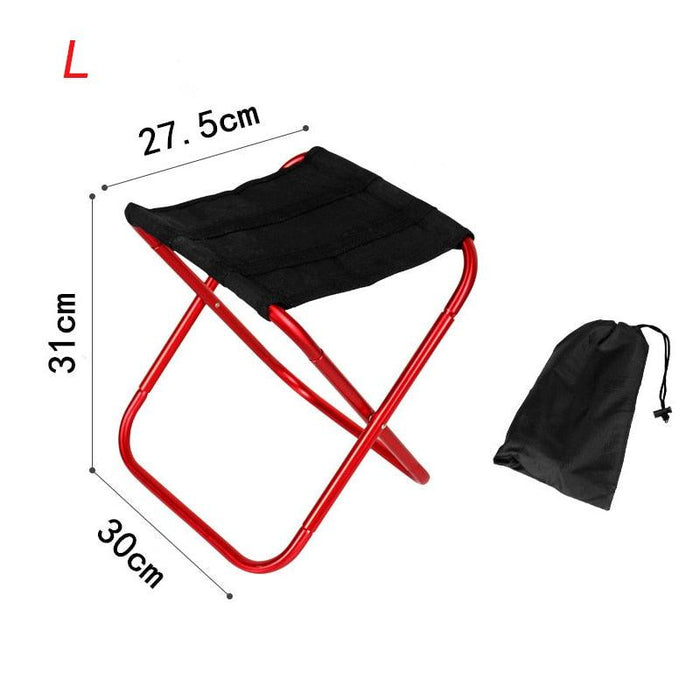 Portable Folding Chair Set with Convenient Storage Pouch for Outdoor Adventures