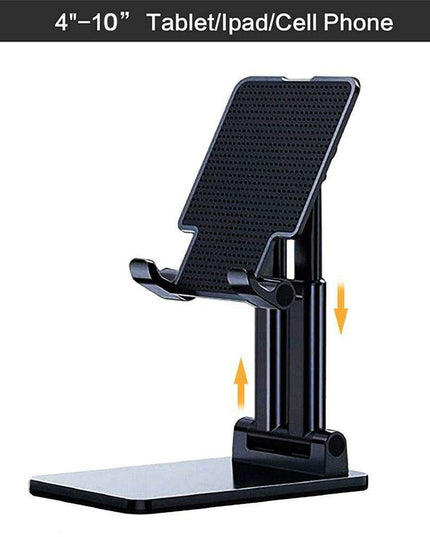 Adjustable Ergonomic Metal Stand for Phones and Tablets - Optimize Your Device Interaction