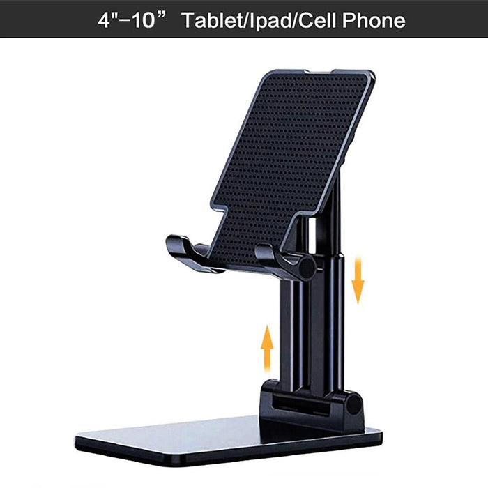 Adjustable Aluminum Tablet Stand with 360° Rotation and Height Customization for Xiaomi iPad, Tablet, Laptop