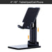 Premium Adjustable 360° Rotating Tablet and Laptop Stand - Durable Aluminum Alloy Holder