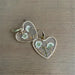 Heartwarming Resin Heart Earrings with Forget-Me-Not Blooms - Meaningful Gift for Graduation & Valentine's Day