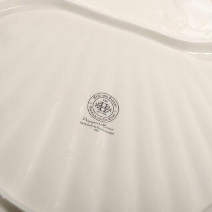Sophisticated European Shell Ceramic Seasoning Platter for Exquisite Dining Experiences
