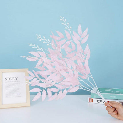 Opulent Silk Willow Arrangement - Refined Foliage for Elegant Spaces