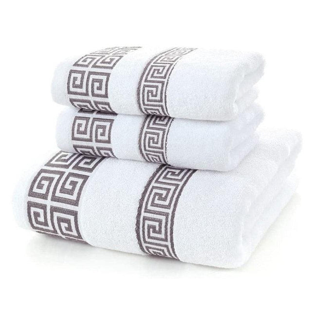 Ultimate Comfort Plush Cotton Towel Ensemble for a Luxurious Bathing Experience