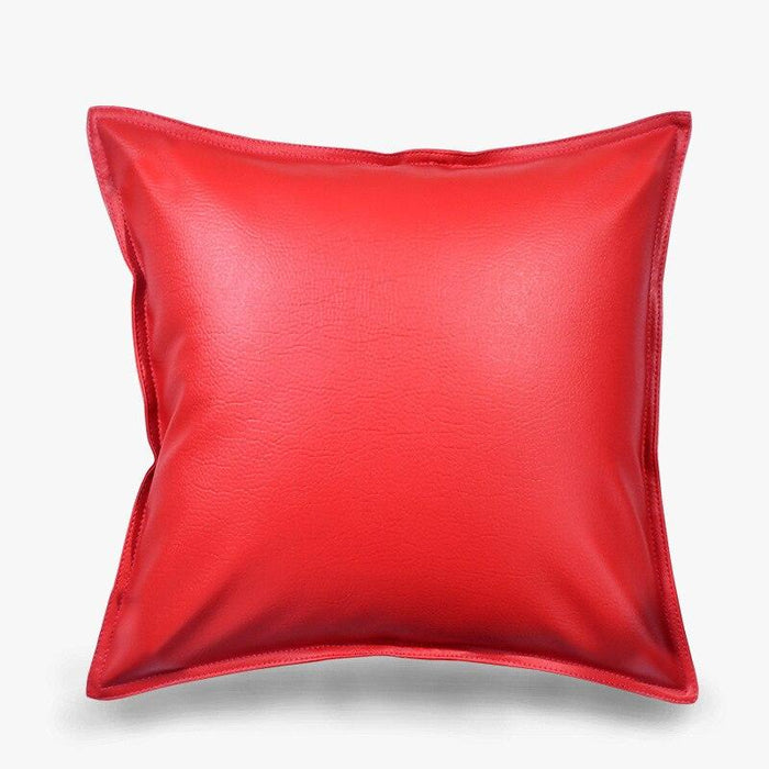 PU Leather Luxury Pillow Case - Water and Oil Proof Sofa Couch Throw Pillows Cover