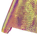 LuxeLeather Holographic Snake Skin Faux Leather Roll - Premium Crafting Material