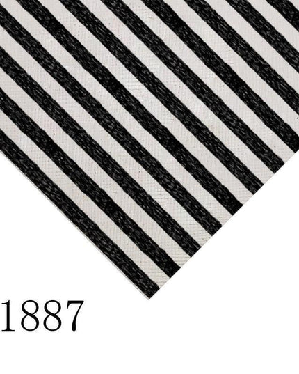 Cartoon-Inspired Jack and Sally PVC Leatherette Sheet - A4 Size