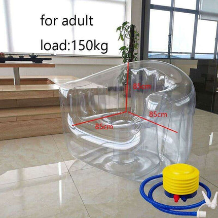 Luxury Portable Inflatable Sofa Bed with Integrated Headrest and Ergonomic Design