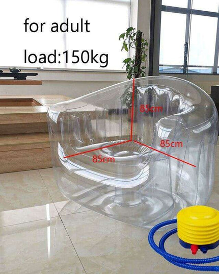 Luxury Portable Inflatable Sofa Bed with Integrated Headrest and Ergonomic Design