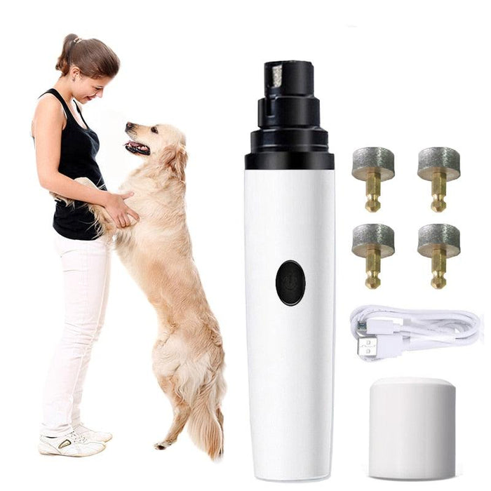 Gentle Pet Nail Care: Rechargeable Dog Nail Grinder for Stress-Free Grooming