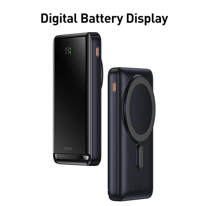 20W Magnetic Wireless Power Bank Charger with 10000mAh Capacity