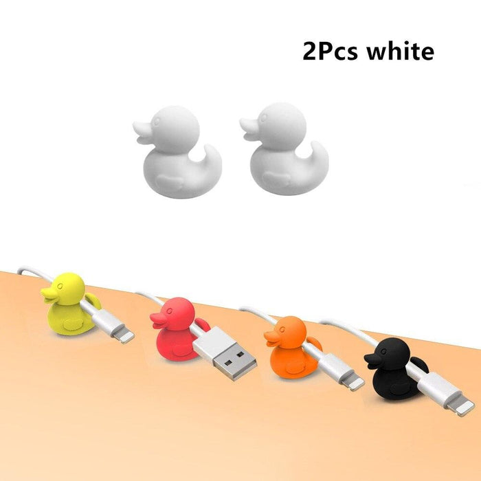Silicone Cable Organizer Set: 5-Pack for Tangle-Free Management