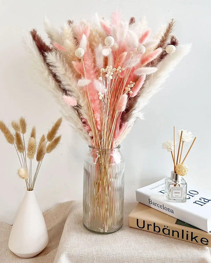 Enchanting Dried Flower Bouquet for Bohemian Wedding Decoration