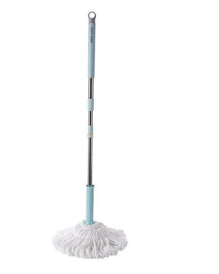 Telescopic Cotton Thread Mop Set with Adjustable Stainless Steel Handle