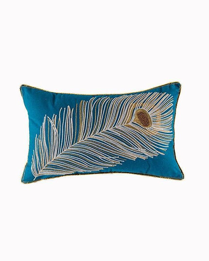 Boho Chic Floral Lumbar Pillow Cover - Stylish Home Decor Accent