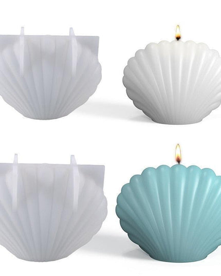 Marine Shell Silicone Mold Kit - Creative DIY Set for Candles, Soaps, and Home Decor