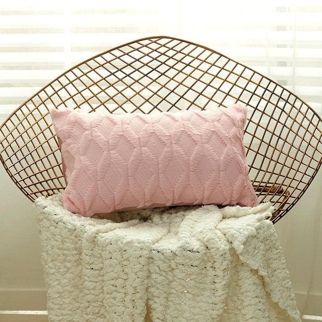 Elegant Reversible Nordic Stripe Velvet Pillow Covers for Sophisticated Home Styling