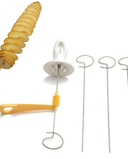 Veggie Twister Pro: Ultimate Spiral Slicer Set for Artistic Culinary Delights