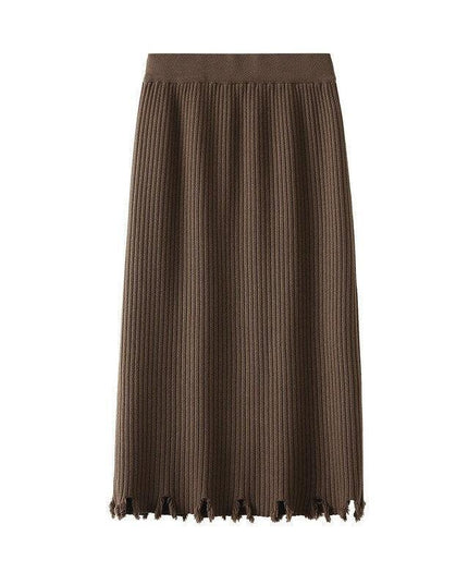 Elegant Winter Tassel Knit Skirt: Unmatched Comfort and Style