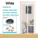 Magnetic Bug-Blocking Door Screen with Automatic Closure for Wide Entryways