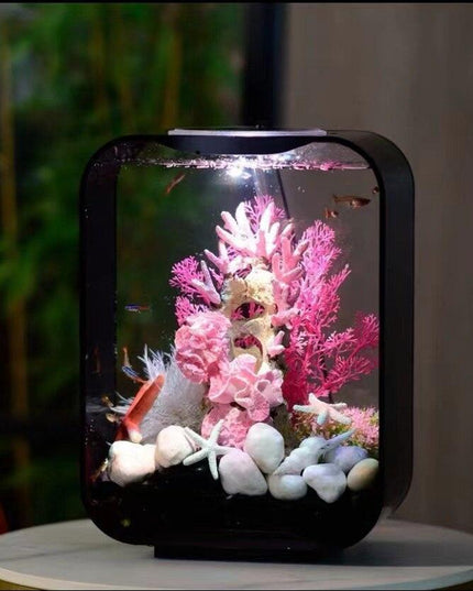 Modern Serenity LED Acrylic Aquarium for Stylish Spaces