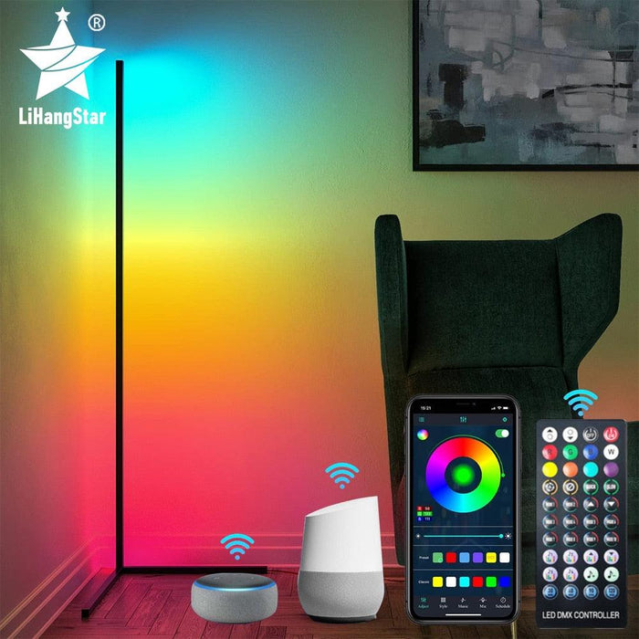 Colorful Wireless Music Sync LED Floor Lamp with Dynamic Lighting Modes
