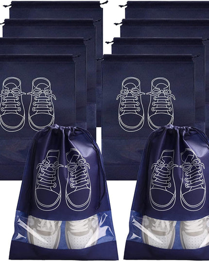 Premium Waterproof Shoe Storage Bags - Available in 5 or 10 Count Sets