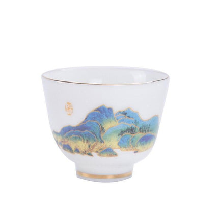 Sophisticated Crane-Inspired Tea Cup Set - A Perfect Choice for Discerning Tea Lovers