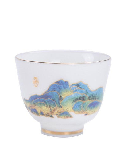 Sophisticated Crane-Inspired Tea Cup Set - A Perfect Choice for Discerning Tea Lovers