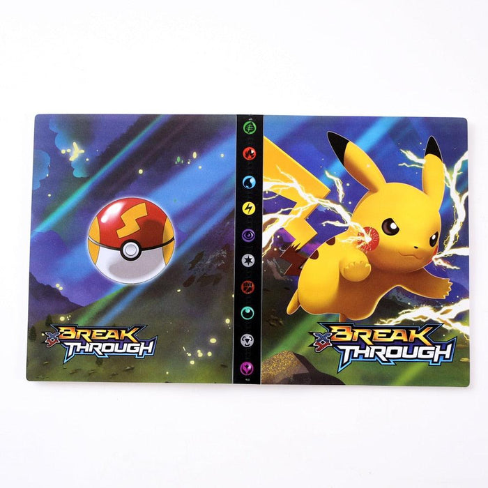 Pikachu Bluesky Pokemon Card Collection Album - Storage for 240 Cards