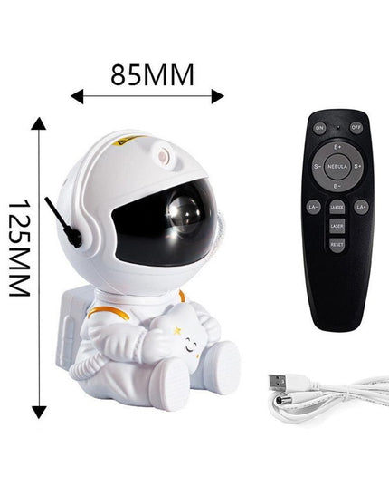 Cosmic Astronaut Nebula Star Projector with Remote Control for Relaxation and Bedroom Ambiance