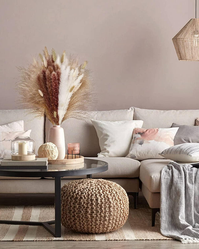 Dried Pampas Grass Bouquet - Elegant Rustic Decor for Homes and Weddings