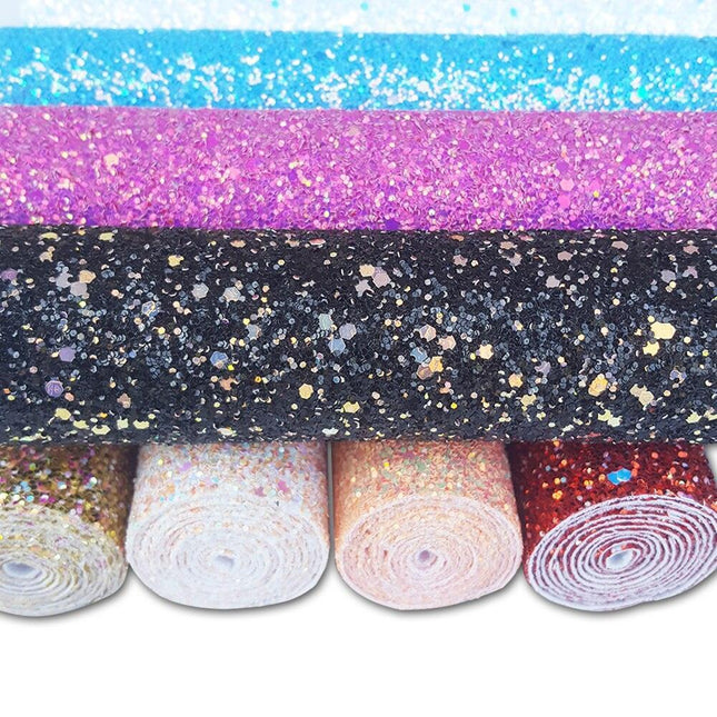 Sparkling DIY Accessory Design Kit - Unleash Your Creativity with Glamorous Glitter Fabric