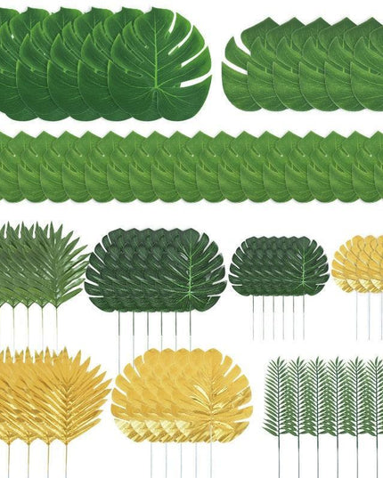 Luxurious Tropical Oasis: Premium Faux Palm Leaves for Upscale Home Decor
