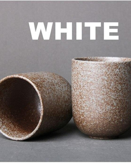 Elegant Artisan Japanese Large Ceramic Tea Cup with Unique Glaze Finish