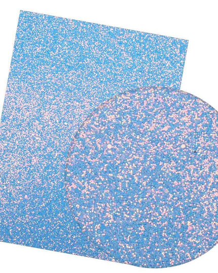 Iridescent Rainbow Glitter Vinyl Crafting Roll - Creative Shimmer Kit
