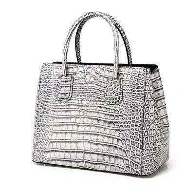 Exquisite Alligator Pattern Leather Tote for Elegant Women