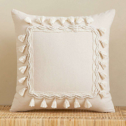 Chic Bohemian Tassel Pillow Sham Collection