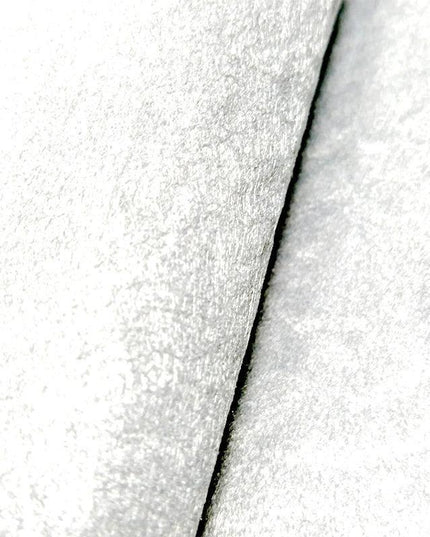 Crumpled Holographic Metallic Faux Leather Fabric Sheet for Creative DIY Endeavors