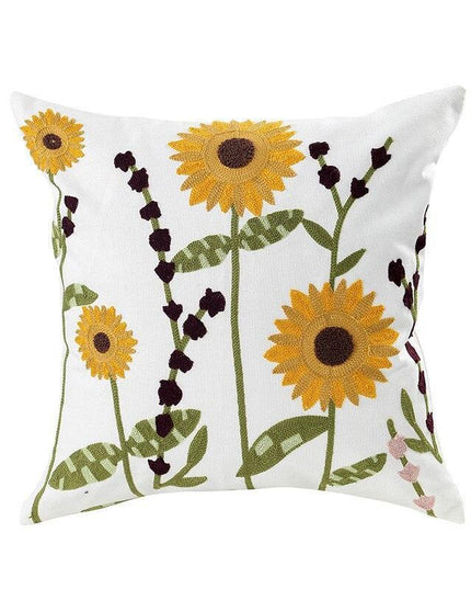 Boho Chic Floral Lumbar Pillow Cover - Stylish Home Decor Accent