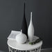 Elegant Modern Black and White Vase for Stylish Home Decor