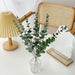 Luxe Faux Eucalyptus Greenery Stems for Chic Home Styling