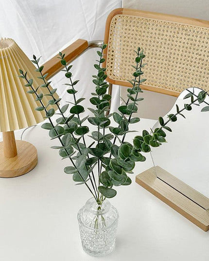 Realistic Artificial Eucalyptus Stems - Bring Natural Elegance to Your Home Decor
