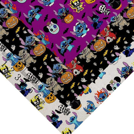 Hauntingly Fun Halloween Leather Craft Set - DIY Cartoon Vinyl for A4 Projects