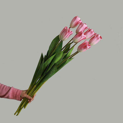 Lifelike Silk Tulip Flowers - Bring Timeless Elegance to Your Home and Events