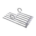 5-in-1 Stainless Steel Telescopic Trouser Rack for Organized Closet Space